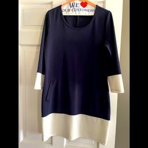 Beautiful clean lines on a dress